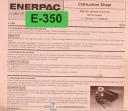 Enerpac-Enerpac MSP-351, SP-355 Punch Set Operations and Maintenance Manual 1991-MSP-351-SP-355-01